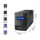 Qoltec Monolith uninterruptible power supply (UPS) Double-conversion (Online) 0.65 kVA 360 W 2 AC outlet(s)
