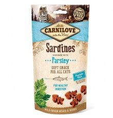 CARNILOVE Semi-Moist Snack Sardines & Parsley - Cat treat with sardines and parsley - 50 g