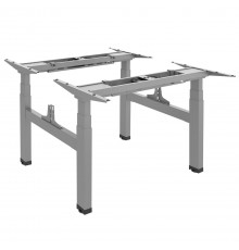 Ergo Office ER-404G Electric Double Height Adjustable Standing/Sitting Desk Frame without Desk Tops Gray