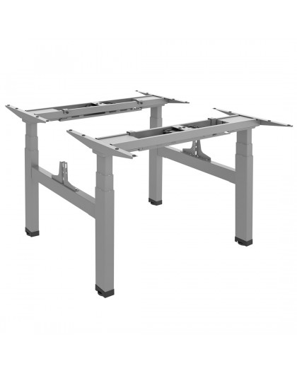 Ergo Office ER-404G Electric Double Height Adjustable Standing/Sitting Desk Frame without Desk Tops Gray