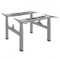 Ergo Office ER-404G Electric Double Height Adjustable Standing/Sitting Desk Frame without Desk Tops Gray
