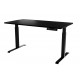 Desk with electric height adjustment MOON LONG 150x80x72-120 black