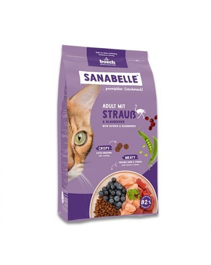 BOSCH Sanabelle Life Adult with ostrich & blueberries - dry cat food - 8kg