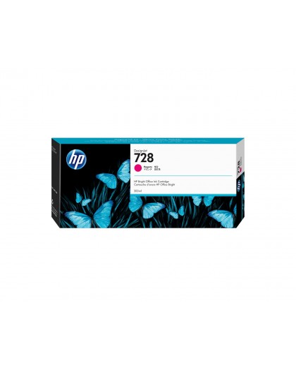 HP 728 300-ml Magenta DesignJet Ink Cartridge