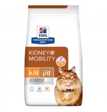 HILL'S PD K/D Kidney + Mobility Chicken - dry cat food - 3kg
