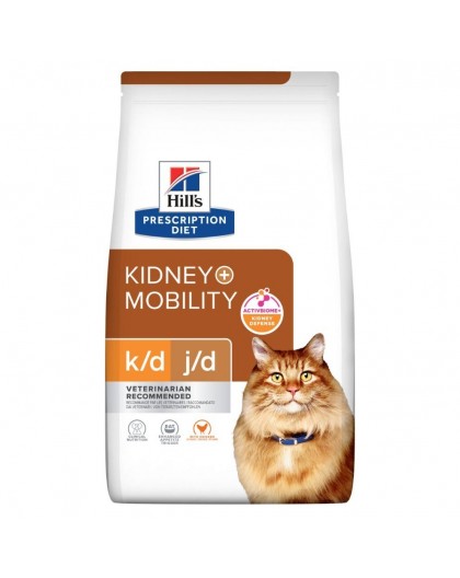 HILL'S PD K/D Kidney + Mobility Chicken - dry cat food - 3kg