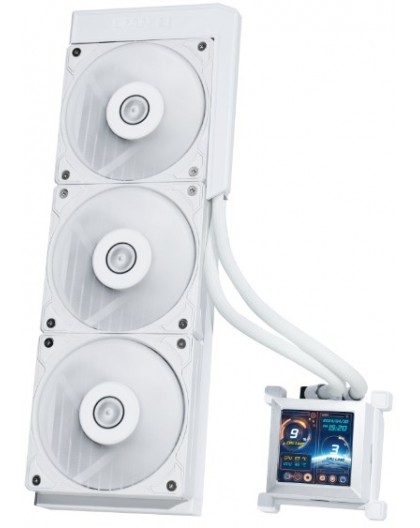 Lian Li HSLCD36SW computer cooling system Computer case All-in-one liquid cooler 12 cm White