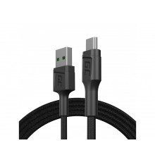 Green Cell KABGC20 USB cable USB 2.0 1.2 m USB A Micro-USB B Black