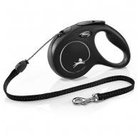 Flexi New CLASSIC 5 m Black Dog Retractable lead