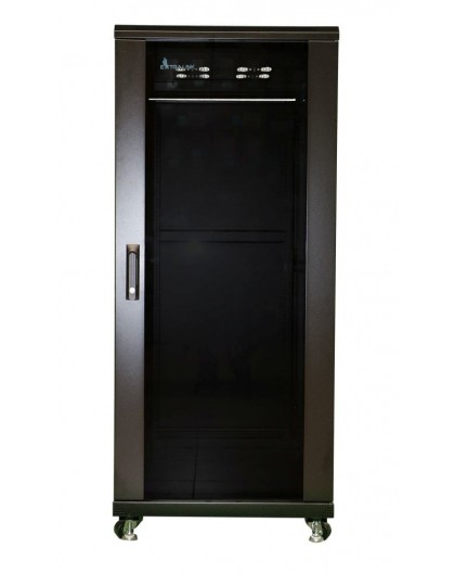 Extralink Rackmount cabinet 27U 600x1000 Black standing