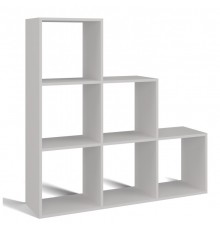 Topeshop STEP BIEL 3X3 living room bookcase