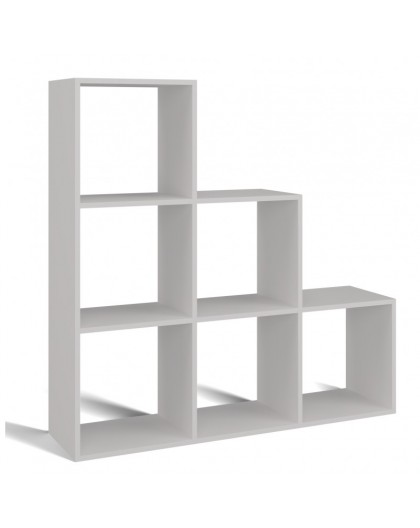 Topeshop STEP BIEL 3X3 living room bookcase