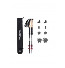 Red carbon poles NATUREHIKE nh20ds003