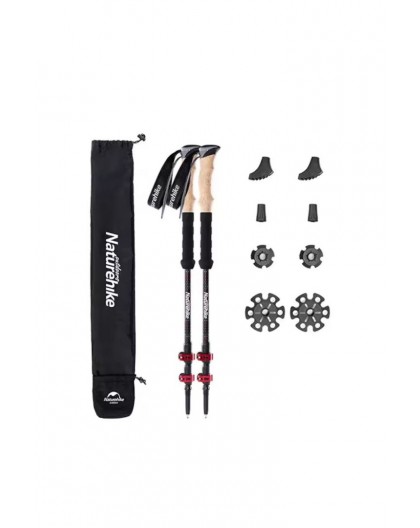 Red carbon poles NATUREHIKE nh20ds003