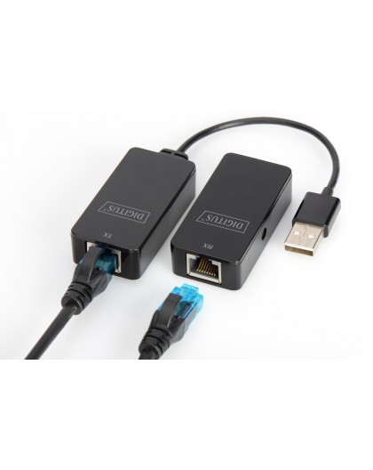 DIGITUS Extender USB Cat5/5e/6 (UTP, STP o. SFP) bis 50m