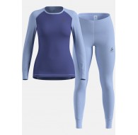 Thermal underwear - Odlo Set ACTIVE WARM Special Set size M Navy blue