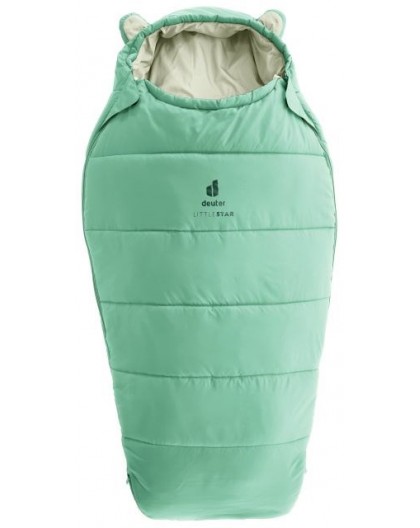 Deuter Little Star children's sleeping bag (95–130 cm) – spearmint/bone