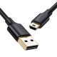 Ugreen USB cable - mini USB US132 1m (black)