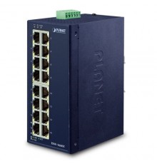 PLANET ISW-1600T network switch Unmanaged Fast Ethernet (10/100) Blue