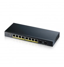 Zyxel GS1900-10HP Managed L2 Gigabit Ethernet (10/100/1000) Power over Ethernet (PoE) Black