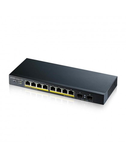Zyxel GS1900-10HP Managed L2 Gigabit Ethernet (10/100/1000) Power over Ethernet (PoE) Black