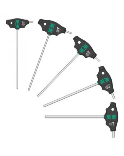 Screwdriver set HEX Plus profile W 454/5 HF 5 pcs