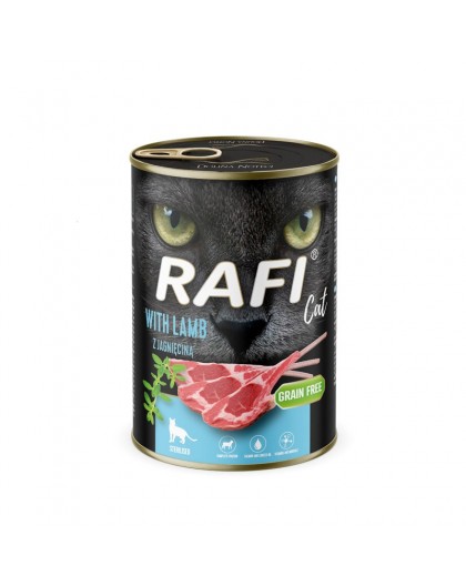 RAFI Cat Adult with lamb - wet cat food - 400g