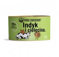 PAKA ZWIERZAKA Turkey with veal - wet cat food - 200g