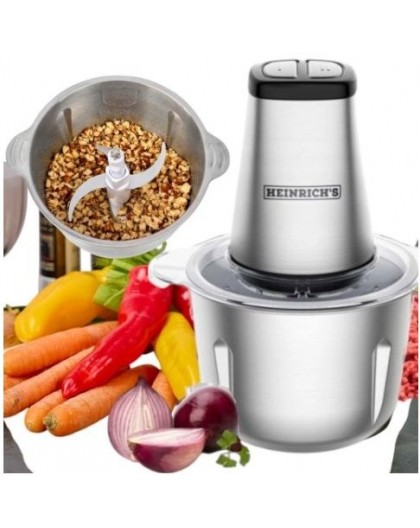Shredder electric chopper for fruit, vegetables and ice steel 500 W.