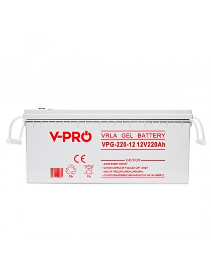 Volt Polska Gel VPRO Solar 12V 220Ah Battery