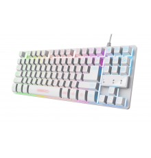 Trust GXT 833W THADO TKL US - gaming keyboard, white