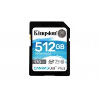 Kingston Technology Canvas Go! Plus 512GB SDXC Canvas Go Plus 170R C10 UHS-I U3 V30