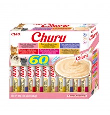 INABA Churu Variety box Tuna - cat treats - 60 x 14g