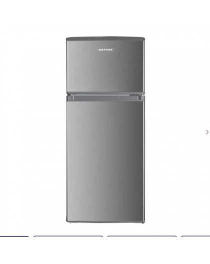 MPM MPM-125-CZ-11/E silver refrigerator with a freezer