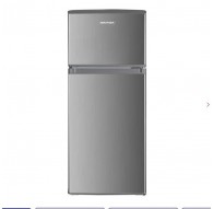 MPM MPM-125-CZ-11/E silver refrigerator with a freezer
