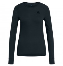 Odlo BL TOP crew neck l/s ACTIVE WARM long-sleeved thermal underwear, size M, blue-grey