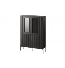 Cama VERA display cabinet 110x40x160 matt black