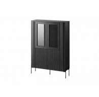 Cama VERA display cabinet 110x40x160 matt black