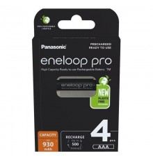 Rechargeable batteries PANASONIC ENELOOP PRO AAA 930 mAh 4 szt (BK-4HCDE/4CP)