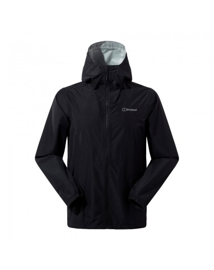 BERGHAUS Deluge Pro 3.0 - men's rain jacket, size M (black)
