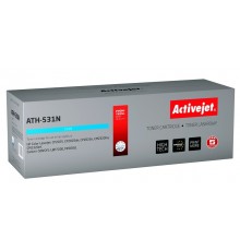 Activejet ATH-531N toner (asendaja HP 304A CC531A, Canon CRG-718C Supreme 3200 lehekülge tsüaan)