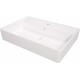 Ceramic countertop/sink 61x41 cm with tap hole