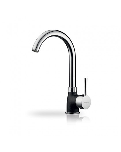 Pyramis Bello Duo Kitchen mixer 090927138 Granite, silver/black dotted