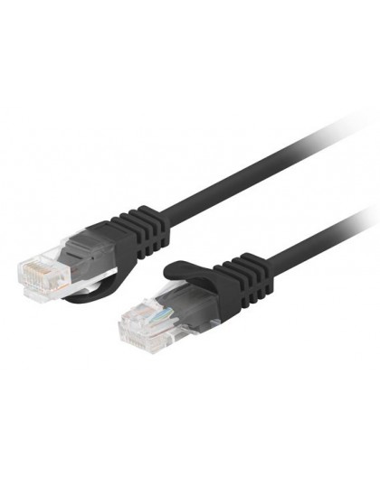 Lanberg PCU6-20CC-0200-BK networking cable Black 2 m Cat6 U/UTP (UTP)