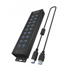 ICY BOX IB-HUB1720-U3 Черный