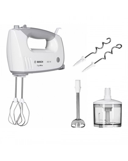 Bosch MFQ36480 mixer Hand mixer 450 W Grey, White