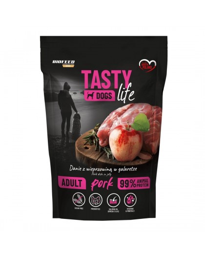 BIOFEED Tasty Dogs Life Pork - wet dog food - 500g