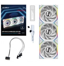 Lian Li UNI FAN SL Wireless LCD 120 Reverse Blade Computer case 12 cm White 3 pc(s)