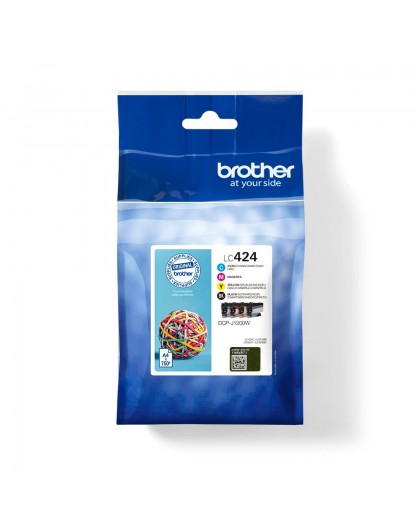 Brother LC424VAL ink cartridge 4 pc(s) Original Black, Cyan, Magenta, Yellow