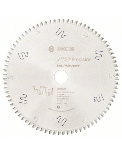 Bosch 2 608 642 098 circular saw blade 25.4 cm 1 pc(s)